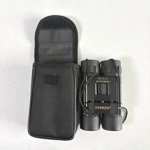 Simmons Binoculars 1159 10x25 Compact Black 288ft@1000yds with Case